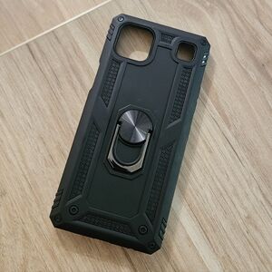 iPhone 11 Pro Max Black Rugged Case w/ Ring